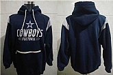 Cowboys Blank Navy All Stitched Pullover Hoodie,baseball caps,new era cap wholesale,wholesale hats